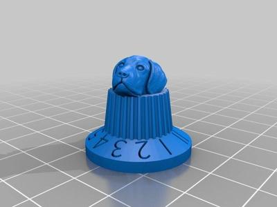 dog head amp / guitar knob