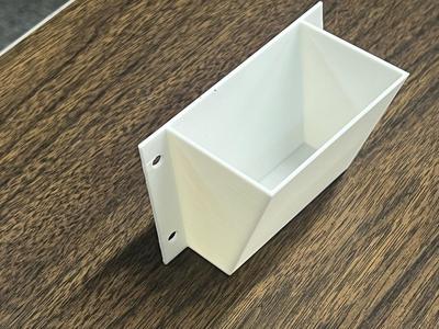 Wall mounted pencil holder