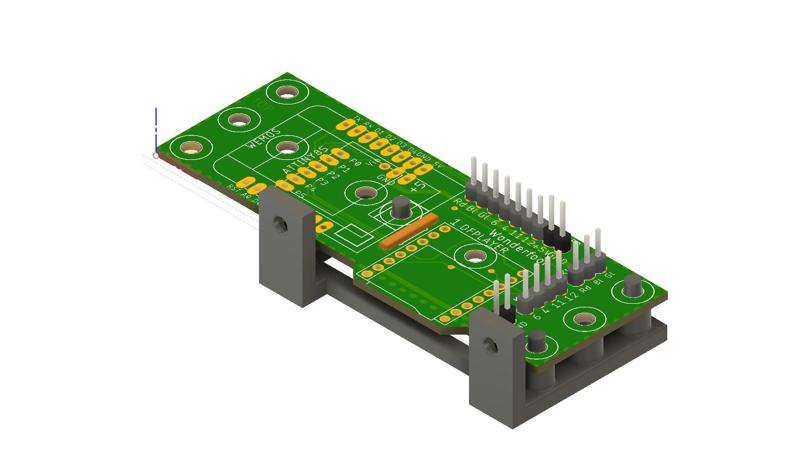 Wemos_DF_holder Wonderfoon pcb