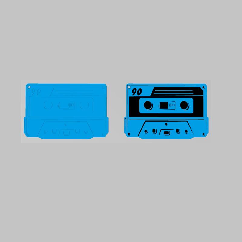 Cassette 90 keychain keychain