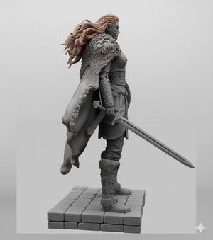 Valkyrie of the North – Paintable Miniature