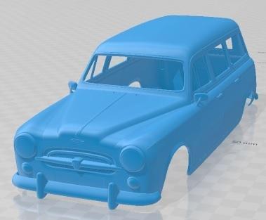 Peugeot 403 Familiale 1956 Printable Body Car