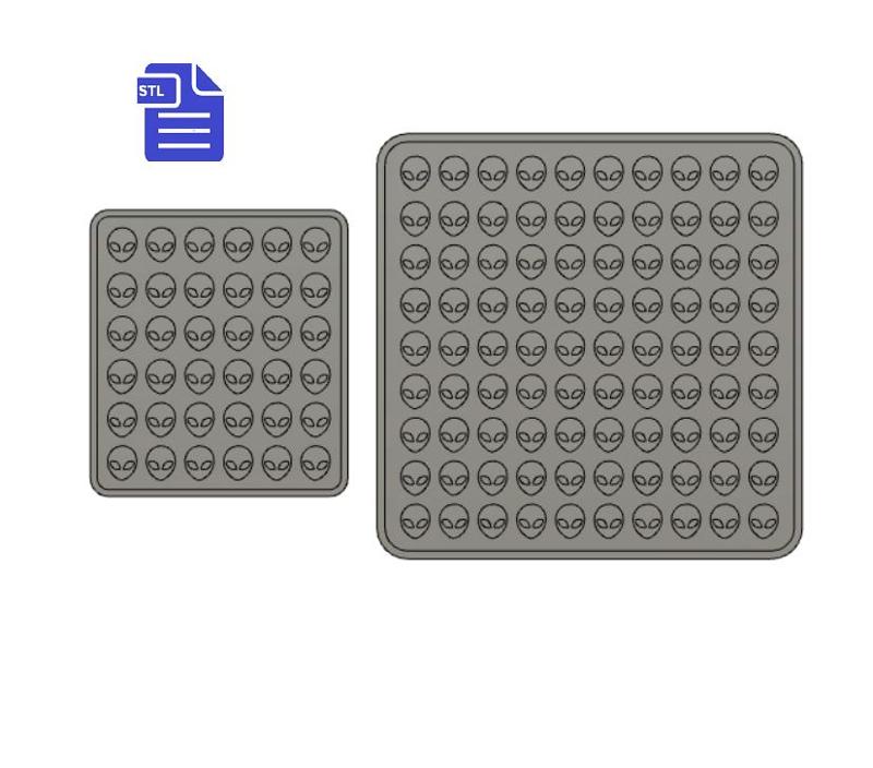 Alien Head Tray Silicone Mold Housing