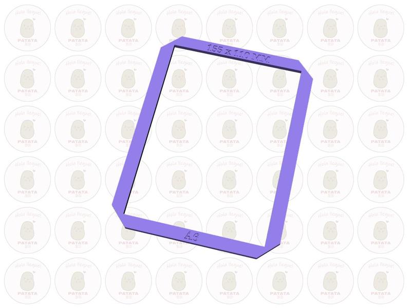 Plantilla para Tapa de Agenda A6+ - 15.5 X 11 cm - Encuadernacion