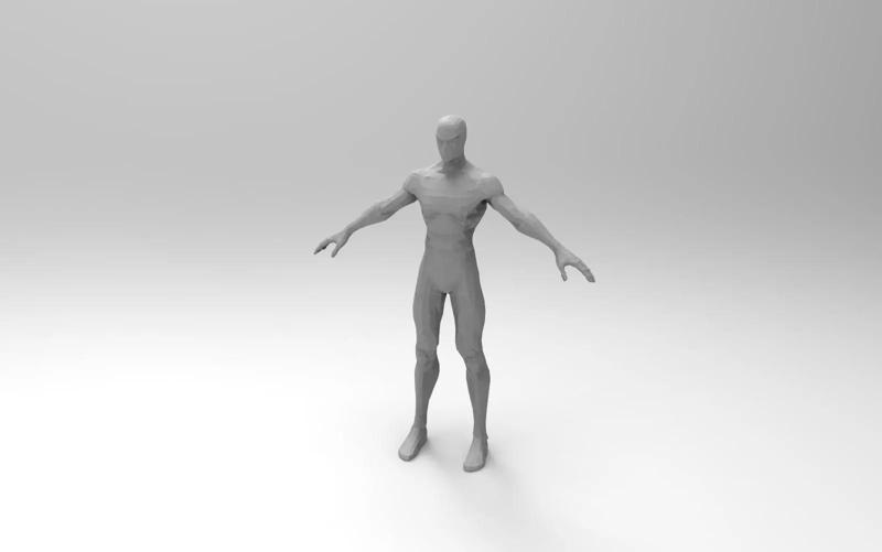 3D Printable Spider Man