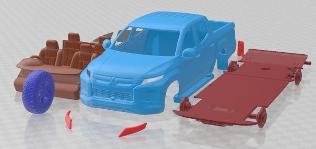 Mitsubishi L200 UK Spec Warior 2021 Printable Car