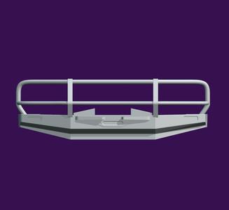 RC CAR BULL BAR BUMPER 062 3D PRINT STL
