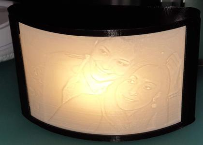 Stand lithophane