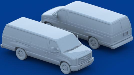 Ford E-Series (Mk5) Passenger Van 2011.