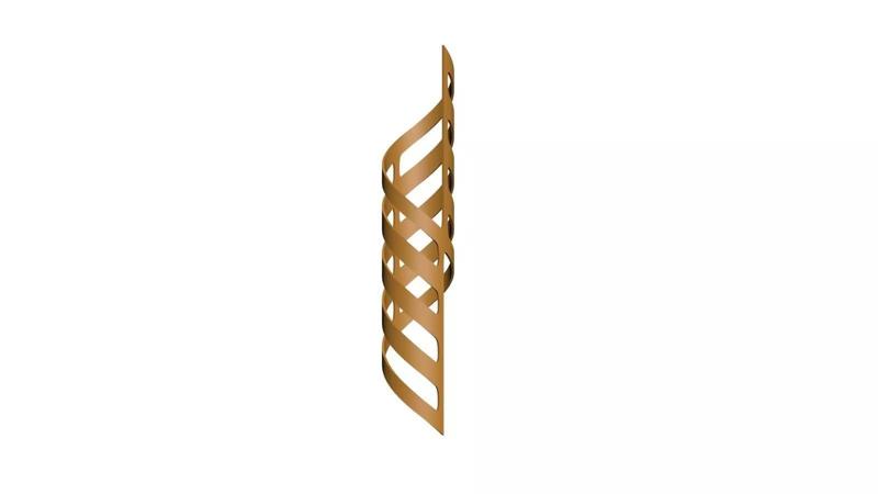 Parametric hanging lamp