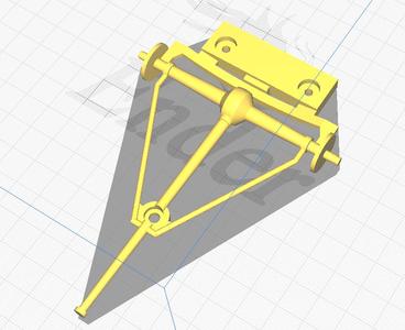 Diecast Ford V8 Solido back axle 1:18