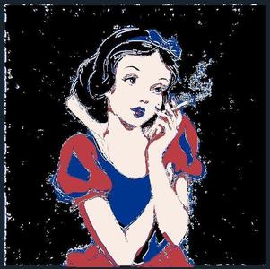 Hueforge plate - Modern & rebellious Snow White - STL 3D