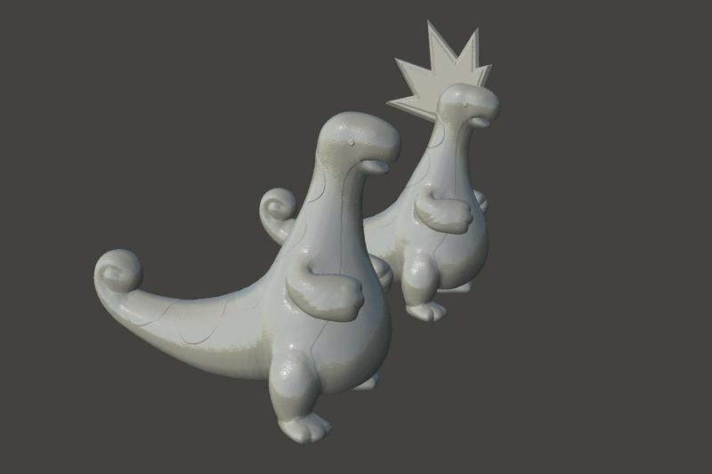 PALWORLD RELAXAURUS and RELAXAURUS LUX ULTRA HIGH DETAIL - 2pack bundle -