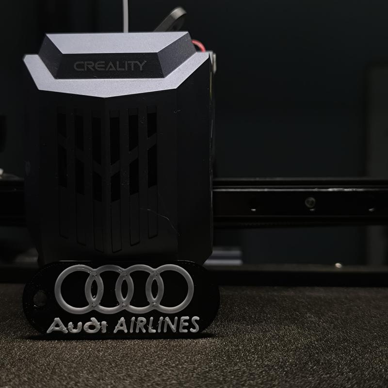 Audi Airlines Keychain
