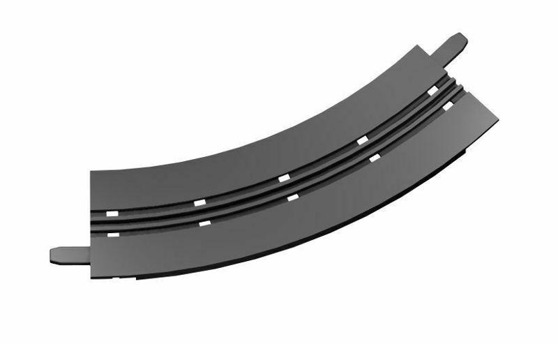 Single track curve 2/45° inside for Carrera 143