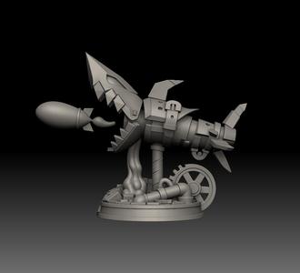 Fishbones Diorama - Jinx Rocket Launcher for 3D Printing