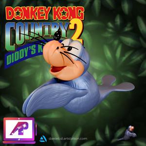 Clapper the Seal Donkey Kong Country 2