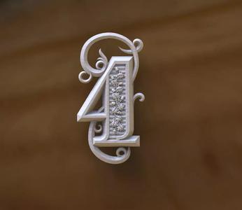 number 4 four