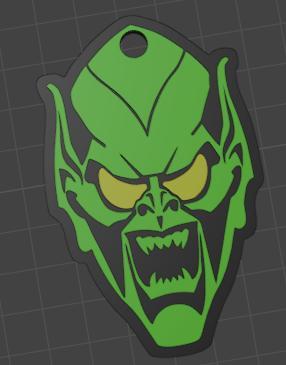 green elf keychain