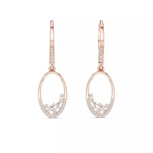 Diamond Huggies Earrings 3dm stl renders animation videos detail
