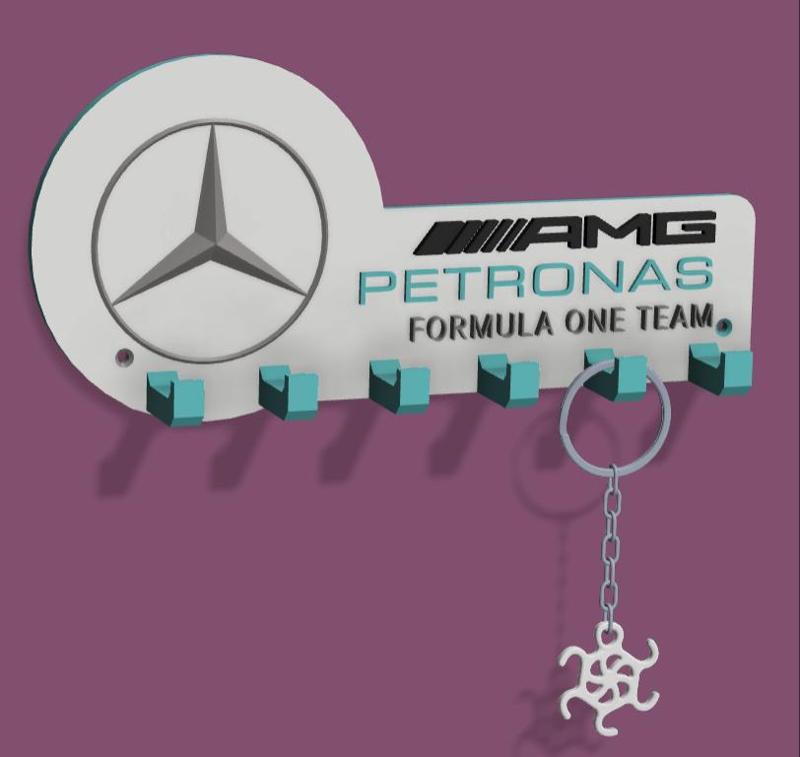Mercedes-AMG PETRONAS F1 Team KEYS HOLDER BOARD
