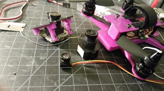 30 and 45 degree angle FPV racing 600tvl mount