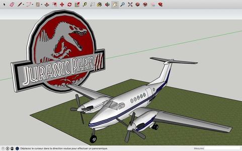 Jurassic Park 3 Plane