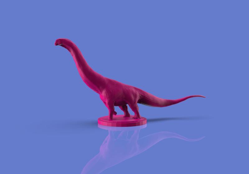 Patagotitan miniature dinosaur - Low poly