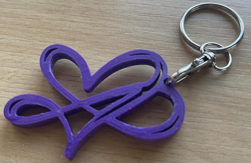 Amour Collection compéte key ring