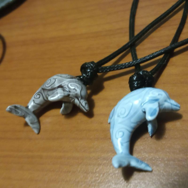 Cute Dolphin for keychain/necklace