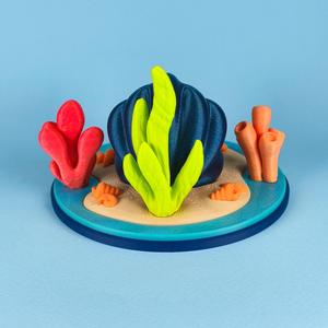 Diorama for Cute Flexi Animals 🐬🫧, Oceanic Mammals 🫧💙