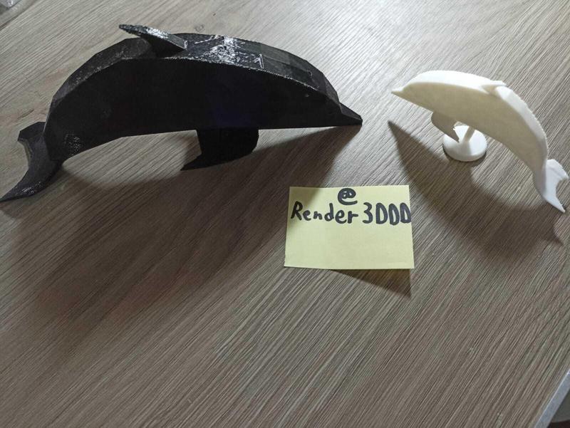 Low-Poly Dolphin, Low-Poly Dolphin