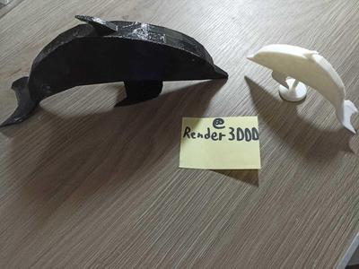 Low-Poly Dolphin, Low-Poly Dolphin