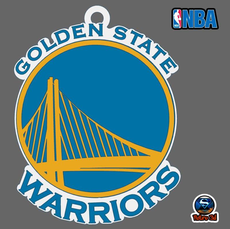 Golden Gate Warriors Key Chain