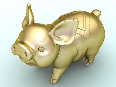 Pig Jewelry - Pig Pendant - N831941