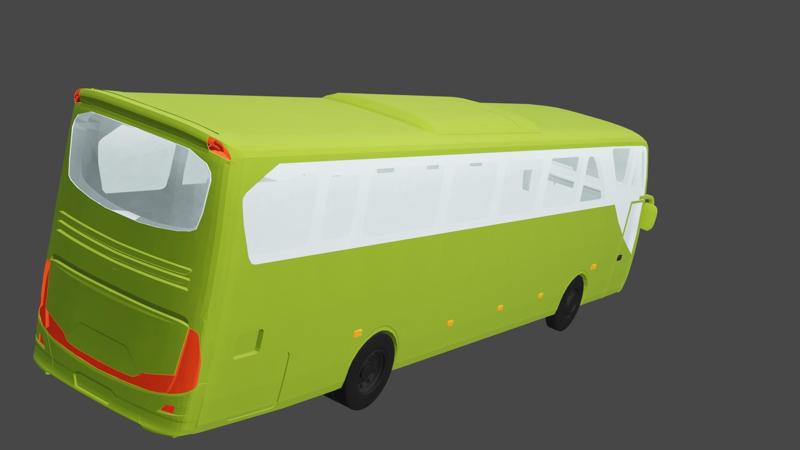 n scale bus