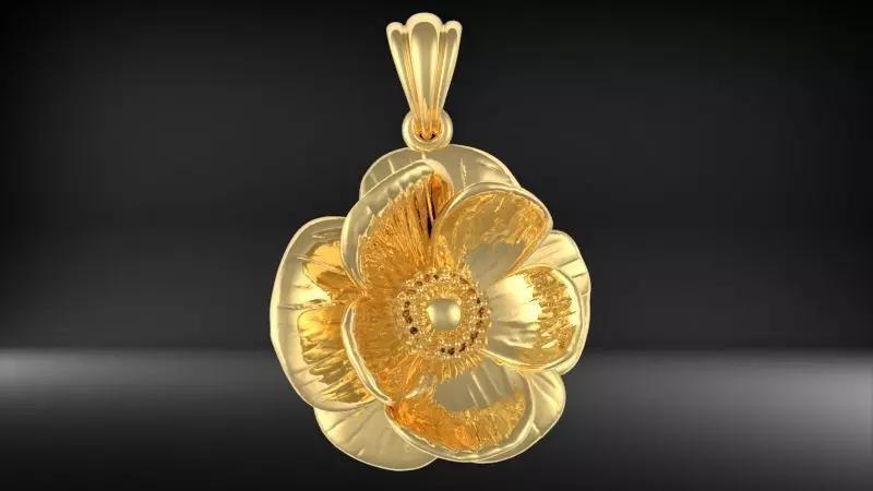 Cute  Flower Pendant Necklace charm Jewelry