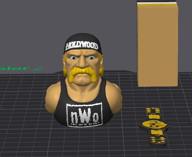 Hollywood Hulk Hogan nWo Duck with mini Belt