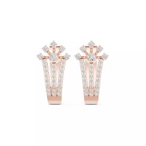 Diamond Hoops Earrings 3dm stl renders animation videos details