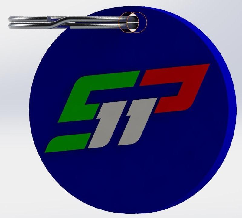 Sergio Perez Keychain