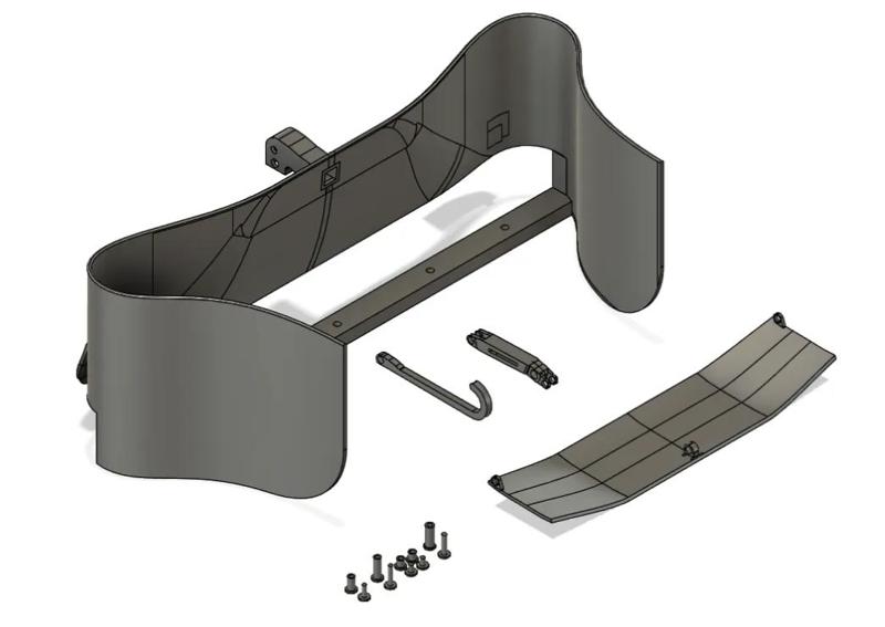 F1 DRS spoiler key ring