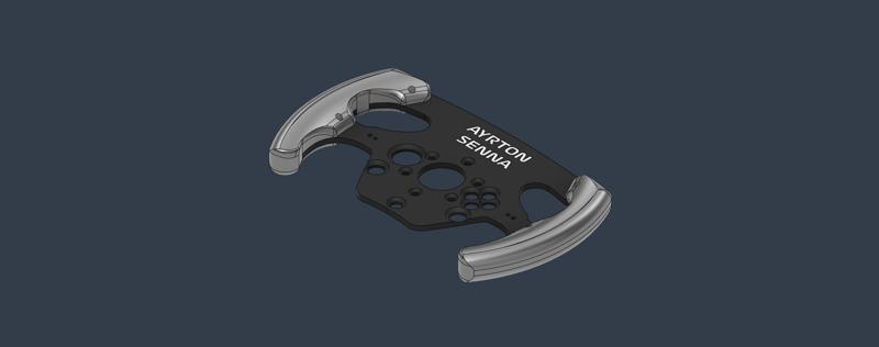 3D FORMULA 1 STEERING KIT FOR THRUSTMASTER T300 (SENNA)