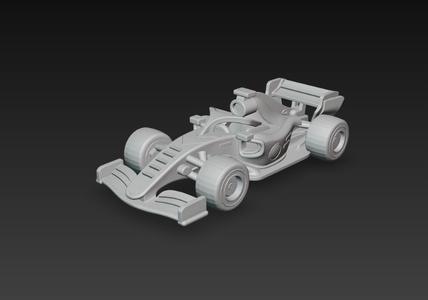F1 Car 3D Model – Monoplaza de Fórmula 1 para Impresión 3D