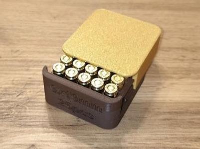 ammo box - 9mm 25pcs (The slide-out version)