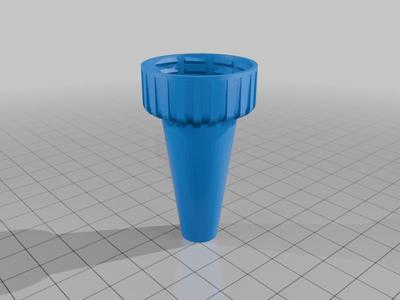 Bottle cap with a nozzle