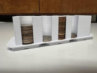 Multibin Coinholder for common US coins