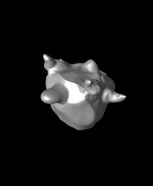Scary Alien Head