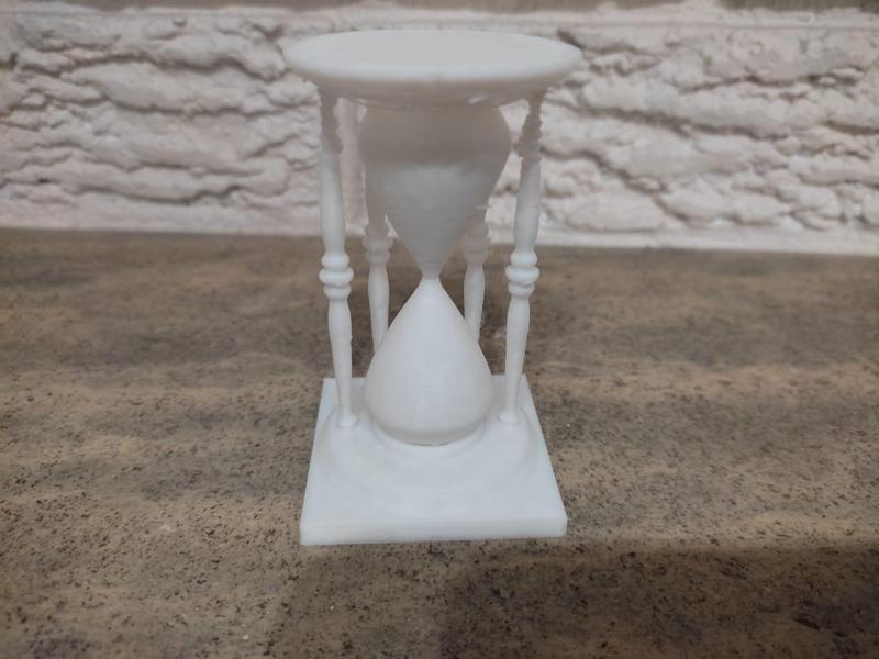 Hourglass sculpture