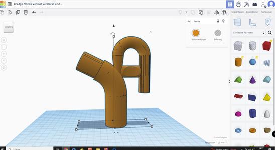 Dredge Nozzle upgrade