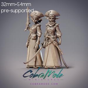 Female Elf Bodyguards - Dihya & Dahna, Taforalt Mercenaries (Pre-supported)